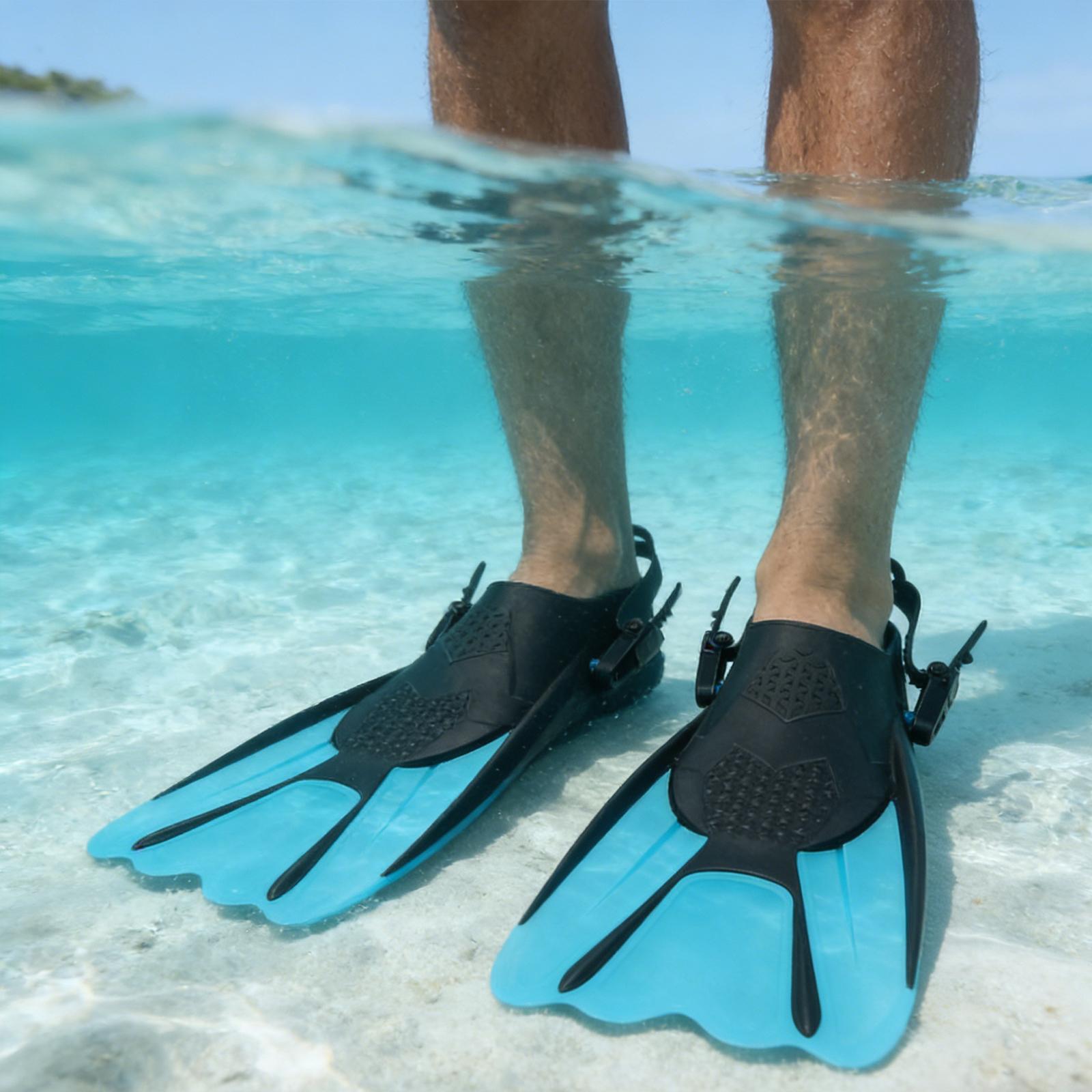 Open Heel Swim Fins Adjustable - Aquatic Sports And Scuba ulasan dan harga
