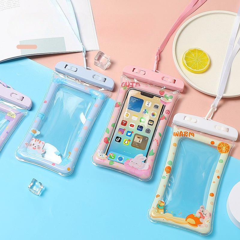 1pc Waterproof Cartoon Phone C - Aquatic Sports ulasan dan harga
